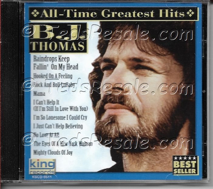 CD - All Time Greatest Hits - B.J. Thomas