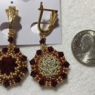Burgundy Earrings