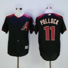 11 AJ Pollock Stitched Baseball Jersey Color black 1