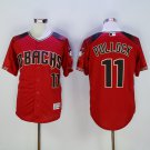 11 AJ Pollock Stitched Baseball Jersey Color red 1