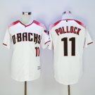 11 AJ Pollock Stitched Baseball Jersey Color white 2