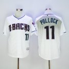 11 AJ Pollock Stitched Baseball Jersey Color white 3