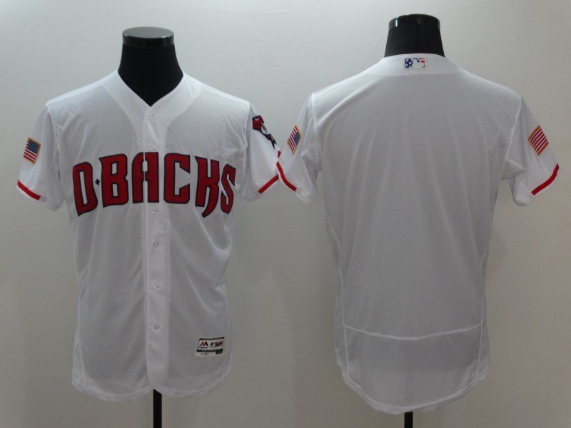 Arizona Diamondbacks blank Stitched Baseball Jersey Color while 1