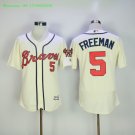 5 Freddie Freeman Stitched Baseball Jersey Color 1