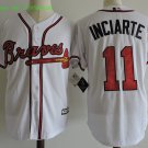 11 Ender Inciarte Stitched Baseball Jersey Color while 1