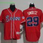 29 John Smoltz Stitched Baseball Jersey Color while 1