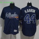 44 Hank Aaron Stitched Baseball Jersey Color 1