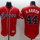 44 Hank Aaron Stitched Baseball Jersey Color red 2