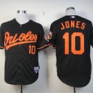 10 Adam Jones Stitched Baseball Jersey Color black 1