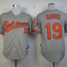 19 Chris Davis Stitched Baseball Jersey Color grey 1