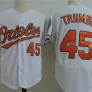 45 Mark Trumbo Stitched Baseball Jersey Color while 1