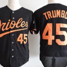 45 Mark Trumbo Stitched Baseball Jersey Color black 1