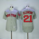 21 Roger Clemens Stitched Baseball Jersey Color grey 1