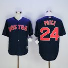  24 David Price Stitched Baseball Jersey Color black 1
