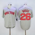 26 Wade Boggs Stitched Baseball Jersey Color grey 1