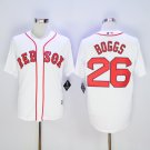 26 Wade Boggs Stitched Baseball Jersey Color while 1