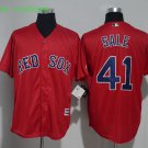 41 Chris Sale Stitched Baseball Jersey Color red 1