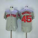 45 Pedro Martinez Stitched Baseball Jersey Color grey 1
