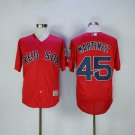 45 Pedro Martinez Stitched Baseball Jersey Color red 1