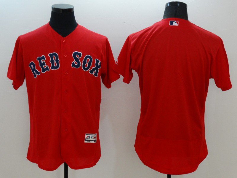 Boston Red Sox blank Stitched Baseball Jersey Color red 1