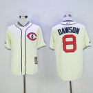 8 Andre Dawson Stitched Baseball Jersey Color 1