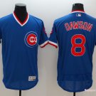 8 Andre Dawson Stitched Baseball Jersey Color blue 3