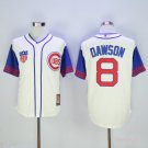 8 Andre Dawson Stitched Baseball Jersey Color while 1