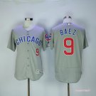 9 Javier Baez Stitched Baseball Jersey Color grey 1