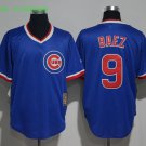 9 Javier Baez Stitched Baseball Jersey Color blue 2