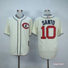10 Ron Santo Stitched Baseball Jersey Color while 5