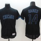  14 Ernie Banks Stitched Baseball Jersey Color black 1