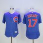 17 Kris Bryan Stitched Baseball Jersey Color blue 1