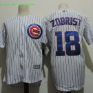 18 Ben Zobrist Stitched Baseball Jersey Color while 1