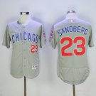 23 Ryne Sandberg Stitched Baseball Jersey Color grey 1
