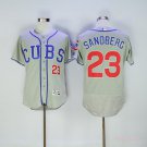 23 Ryne Sandberg Stitched Baseball Jersey Color grey 2