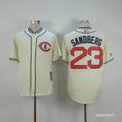 23 Ryne Sandberg Stitched Baseball Jersey Color while 3