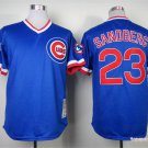 23 Ryne Sandberg Stitched Baseball Jersey Color blue 1