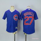 27 Addison Russell Stitched Baseball Jersey Color blue 1