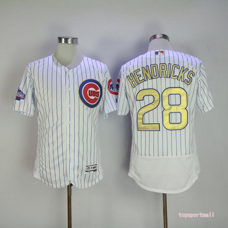 28 Kyle Hendricks&Acirc;&nbsp;Stitched Baseball Jersey Color while 1