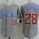 28 Kyle Hendricks Stitched Baseball Jersey Color grey 1
