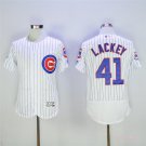 41 John Lackey Stitched Baseball Jersey Color while 1