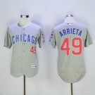 49 Jake Arrieta Stitched Baseball Jersey Color grey 1