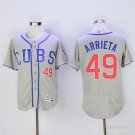 49 Jake Arrieta Stitched Baseball Jersey Color grey 2