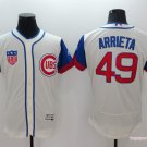 49 Jake Arrieta Stitched Baseball Jersey Color while 3
