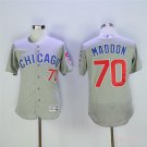 70 Joe Maddon Stitched Baseball Jersey Color grey 1