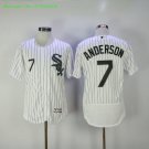 7 Tim Anderson Stitched Baseball Jersey Color while 1