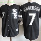 7 Tim Anderson Stitched Baseball Jersey Color black 1