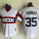 35 Frank Thomas Stitched Baseball Jersey Color while 2