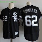 62 Jose Quintana Stitched Baseball Jersey Color black 1