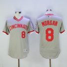 8 Joe Morgan Stitched Baseball Jersey Color grey 1